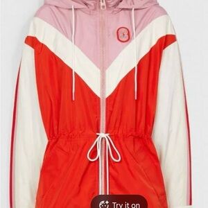 Packable Chevron Windbreaker